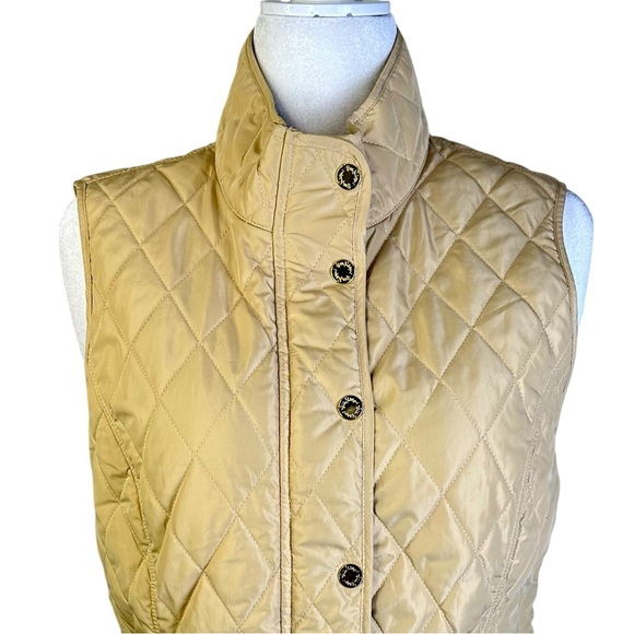 Lilly Pulitzer Quilted Beige Vest Size L - Picture 6 of 16